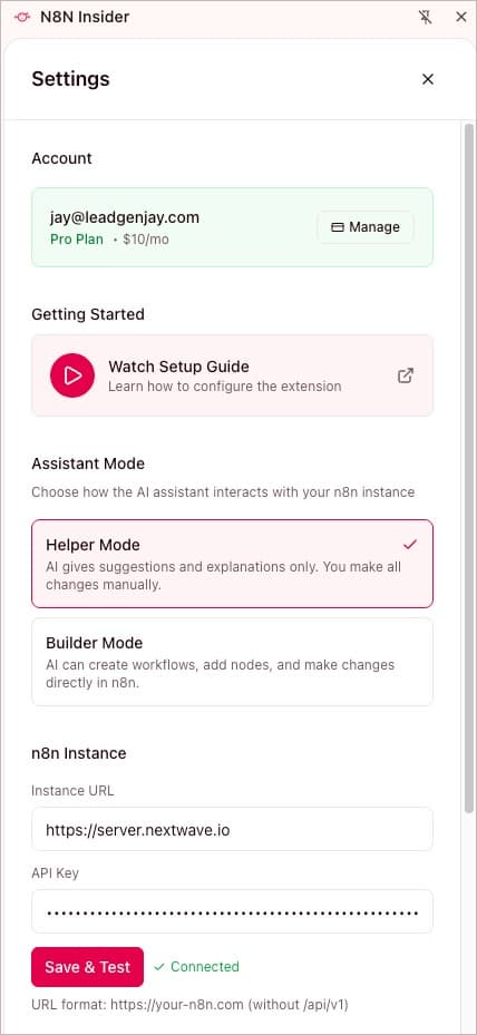 N8N Insider Extension